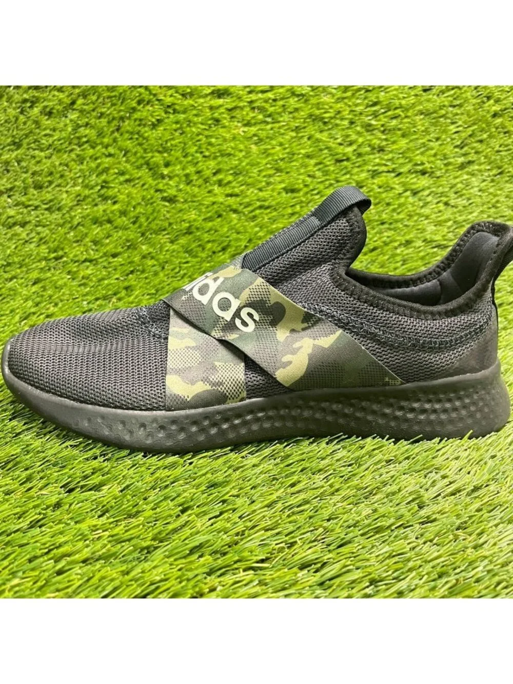 Adidas Puremotion Adapt Womens Size 9.5 Black Athletic Running Shoes Sneakers